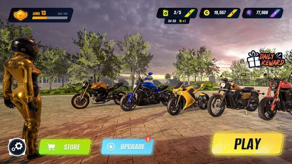 Скриншот 3 из Highway Moto Racing Rush 2023 Simulator
