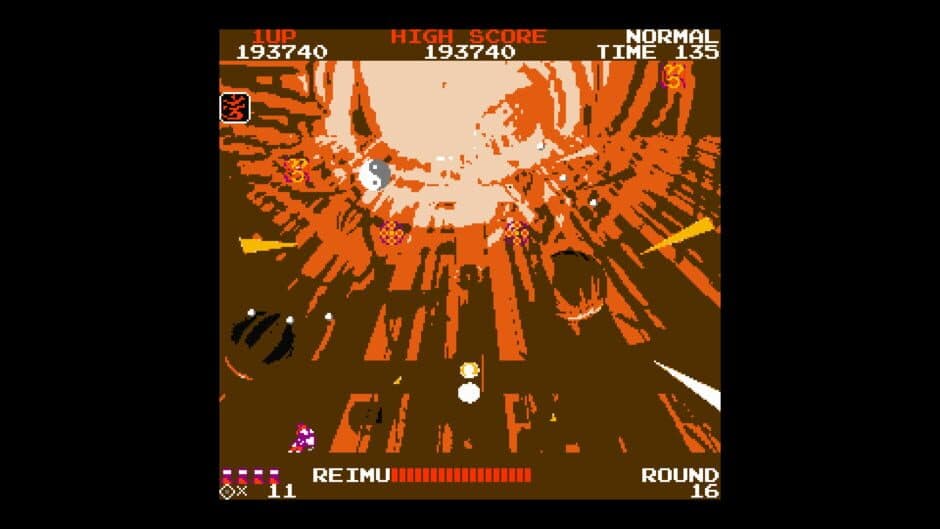 Скриншот 3 из Touhou 1: The Highly Responsive to Prayers NES Demake