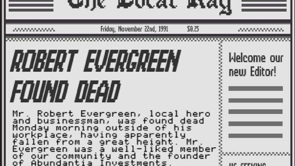 Скриншот 1 из Report on the Death of Robert Evergreen