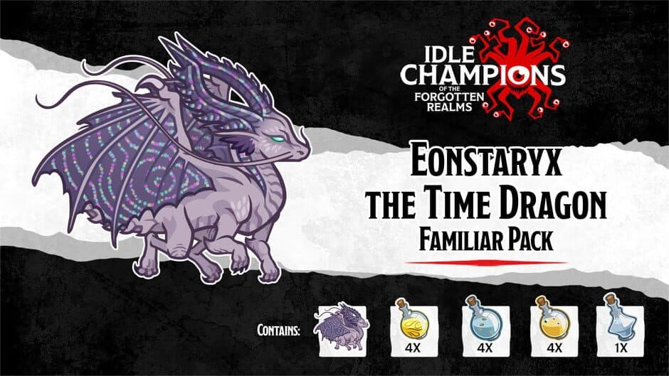 Скриншот 1 из Idle Champions: Eonstaryx the Time Dragon Familiar Pack