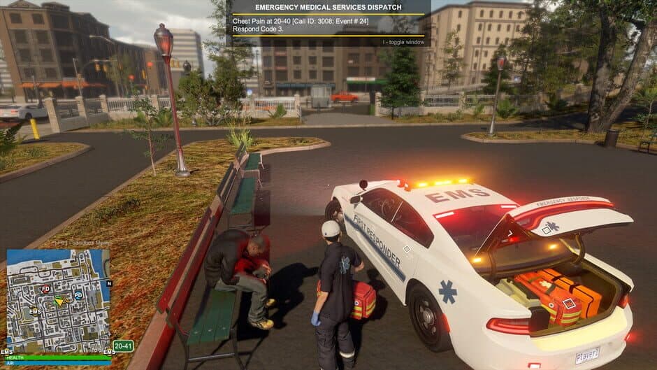 Скриншот 3 из Flashing Lights: Thunder Sport Sedan Pack (Police, Fire, EMS)