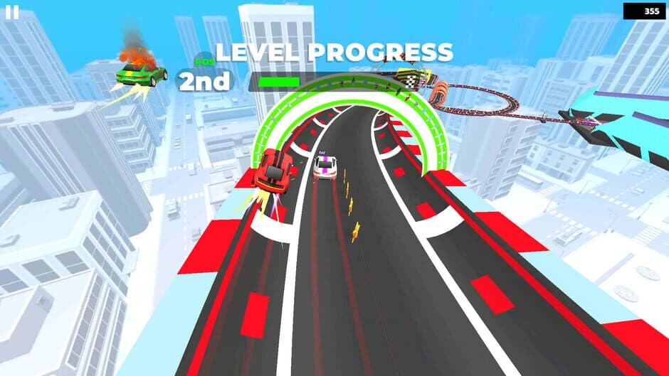 Скриншот 2 из Skyline Sprint: Turbo Tracks