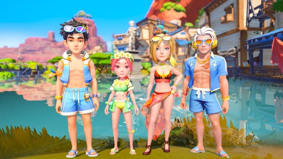 Скриншот 3 из My Time at Sandrock: Summer Heat Collection 1