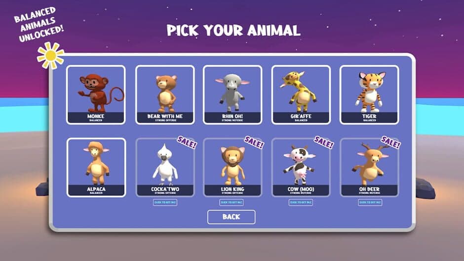 Скриншот 1 из Banana Drama: Balanced Animals Pack