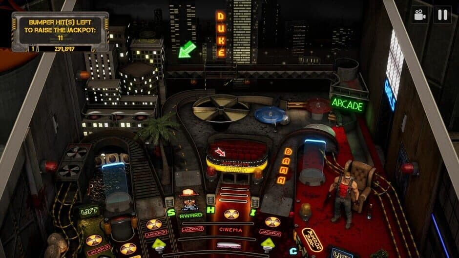 Скриншот 1 из Pinball M: Duke Nukem's Big Shot Pinball