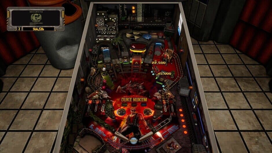 Скриншот 2 из Pinball M: Duke Nukem's Big Shot Pinball