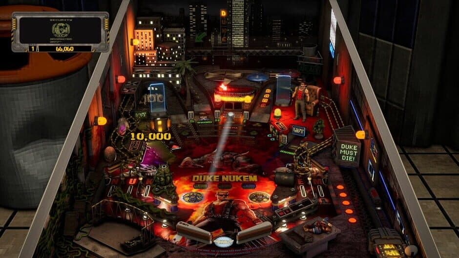 Скриншот 4 из Pinball M: Duke Nukem's Big Shot Pinball