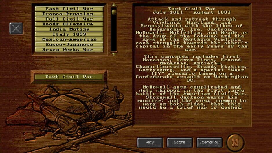 Скриншот 1 из Wargame Construction Set III: Age of Rifles 1846-1905