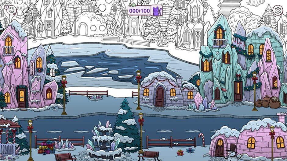 Скриншот 1 из Hidden Cats in Santa's Realm
