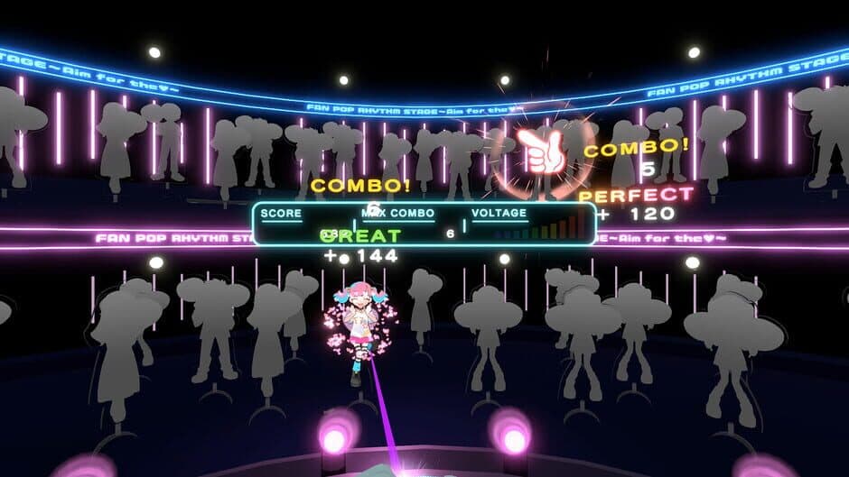 Скриншот 2 из Fan Pop Rhythm Stage: Aim for the Heart