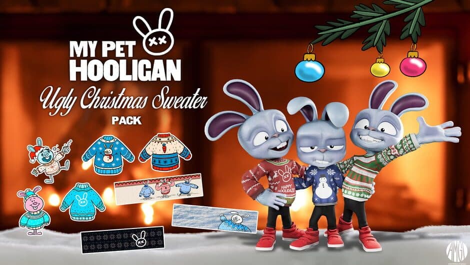 Скриншот 1 из My Pet Hooligan: Ugly Christmas Sweater Pack