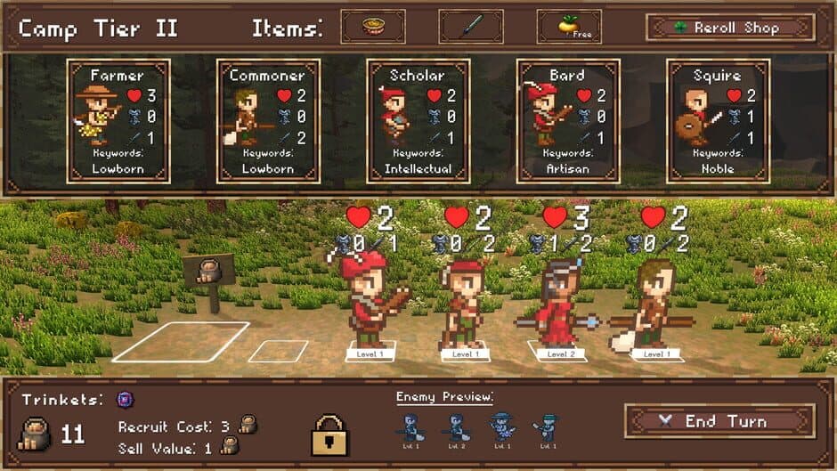 Скриншот 3 из Mirror Throne: Auto Battler