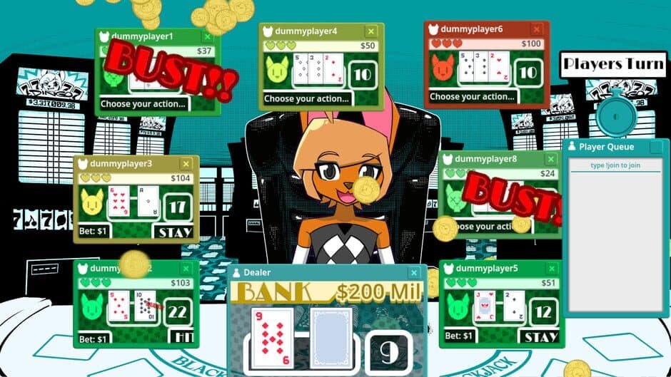 Скриншот 2 из Cole Dingo's Vtuber Blackjack