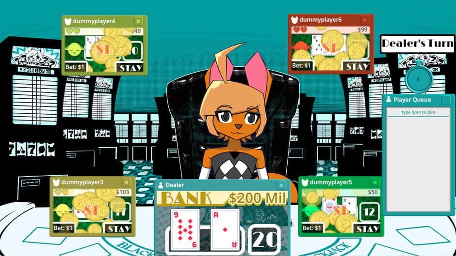 Скриншот 3 из Cole Dingo's Vtuber Blackjack