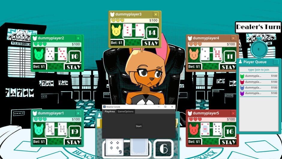 Скриншот 4 из Cole Dingo's Vtuber Blackjack