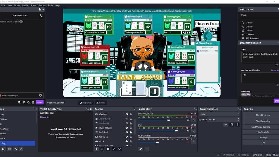 Скриншот 5 из Cole Dingo's Vtuber Blackjack