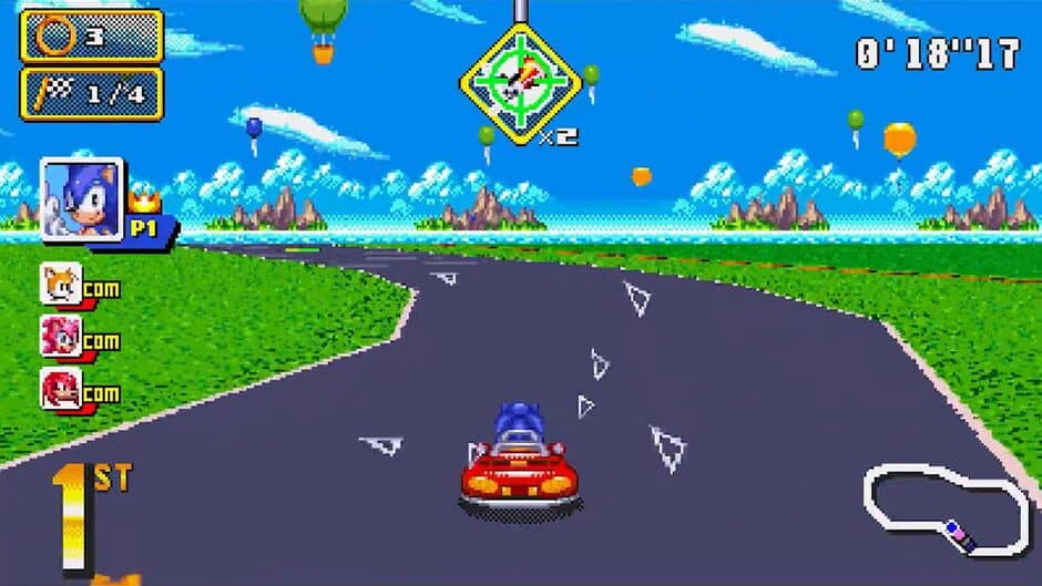 Скриншот 1 из Sonic Drift 16-Bit