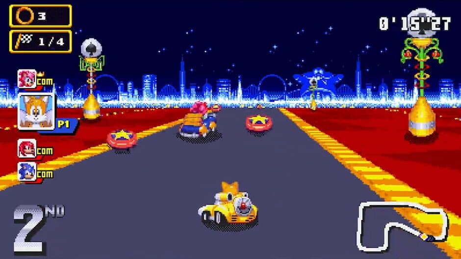 Скриншот 2 из Sonic Drift 16-Bit