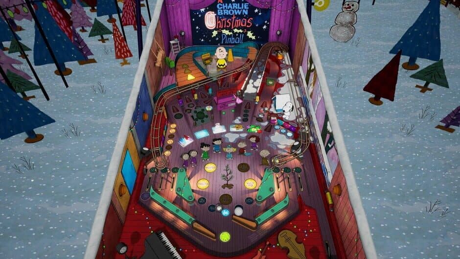 Скриншот 1 из Pinball FX: A Charlie Brown Christmas Pinball