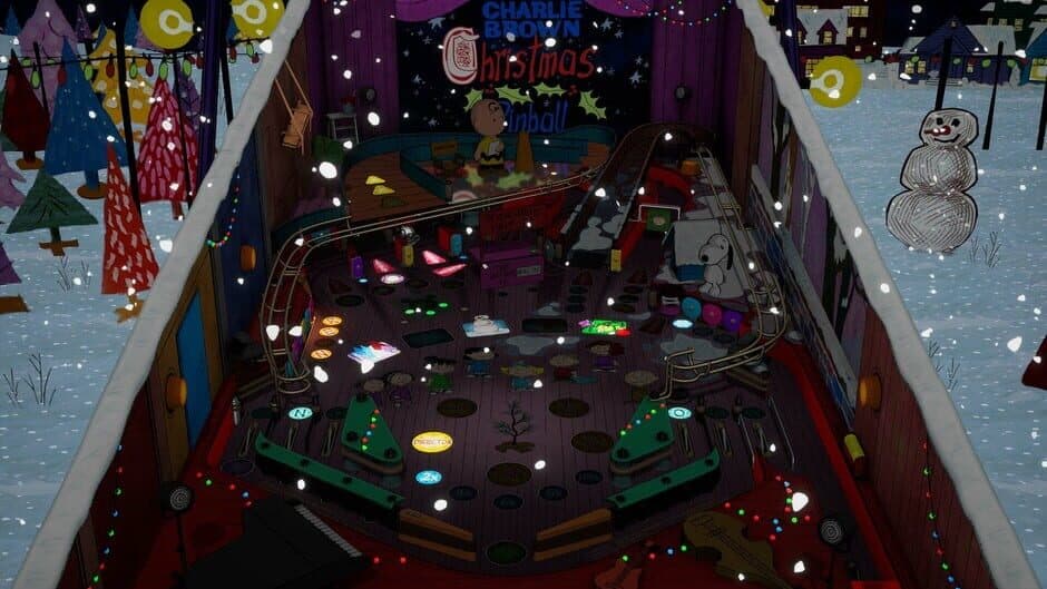 Скриншот 2 из Pinball FX: A Charlie Brown Christmas Pinball