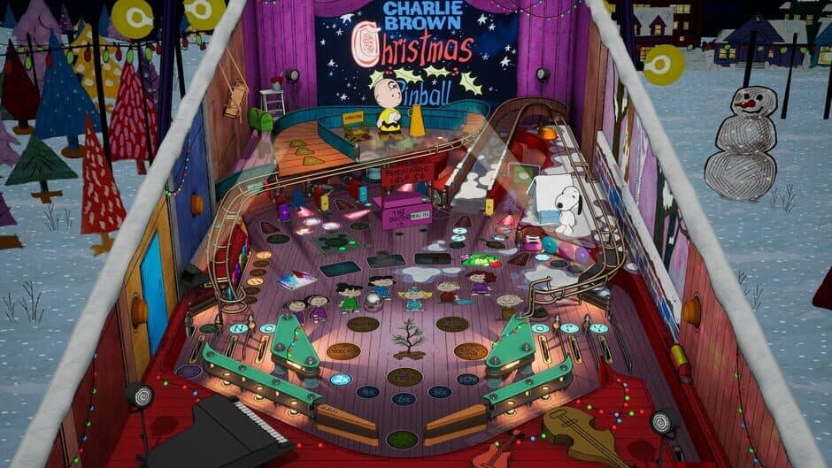 Скриншот 3 из Pinball FX: A Charlie Brown Christmas Pinball