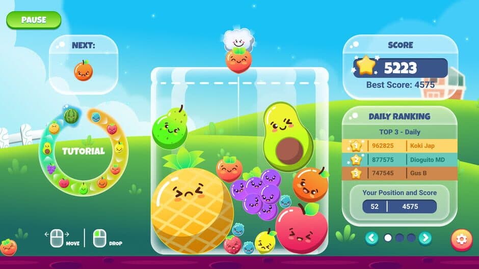 Скриншот 4 из Watermelon Suika Game