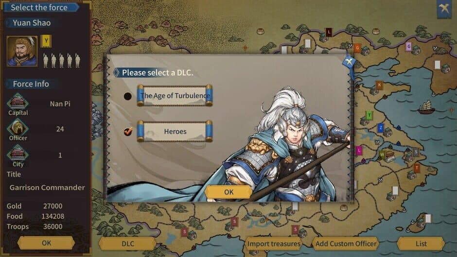 Скриншот 1 из Three Kingdoms: The Last Warlord - Heroes Assemble