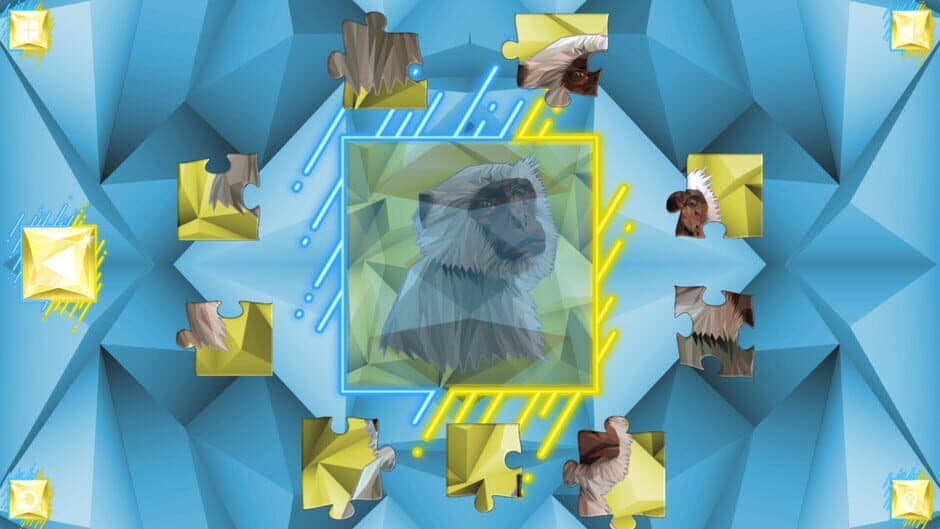 Скриншот 1 из Poly Jigsaw: Primates