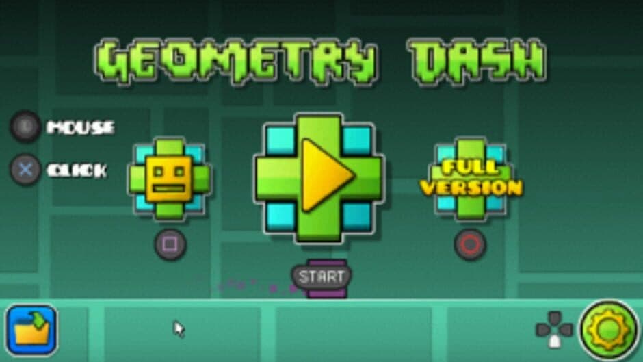 Скриншот 1 из Geometry Dash PSP
