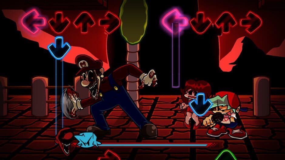 Скриншот 1 из Friday Night Funkin': Mario's Madness v2