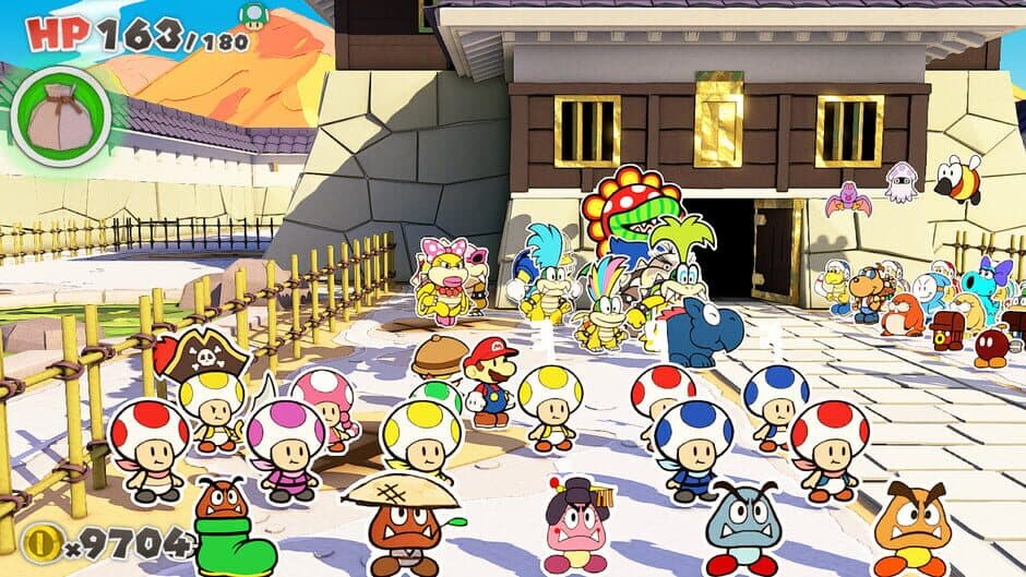 Скриншот 2 из Paper Mario: The Origami King Refolded
