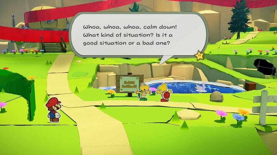 Скриншот 3 из Paper Mario: The Origami King Refolded