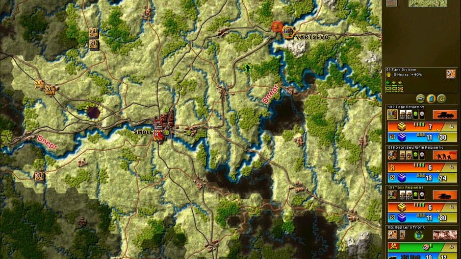 Скриншот 5 из Kharkov: Disaster on the Donets - Across the Dnepr: Second Edition