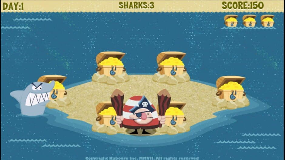 Скриншот 1 из Aargh! the Pirate in… Shark Attack Smackdown!