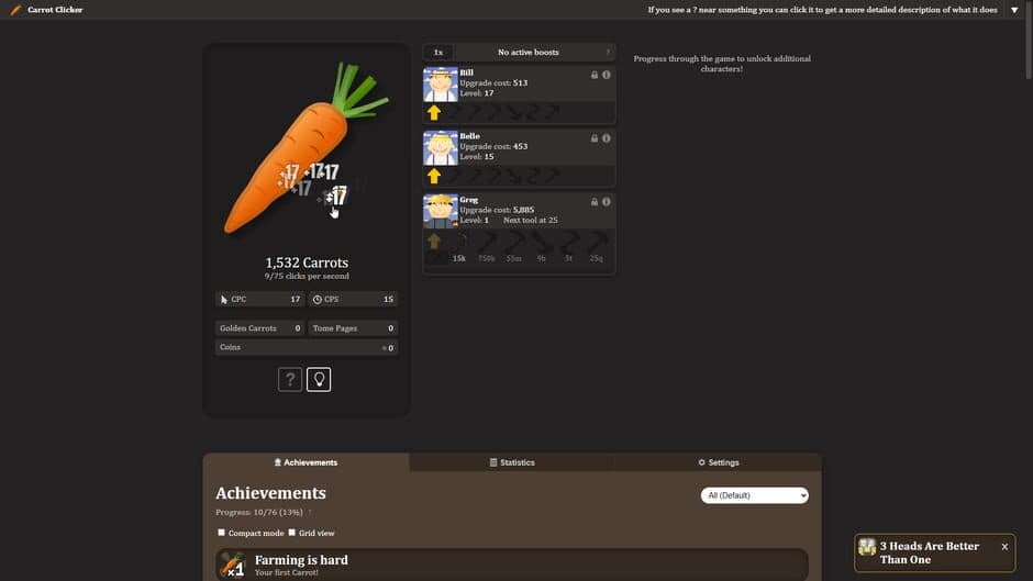 Скриншот 3 из Carrot Clicker