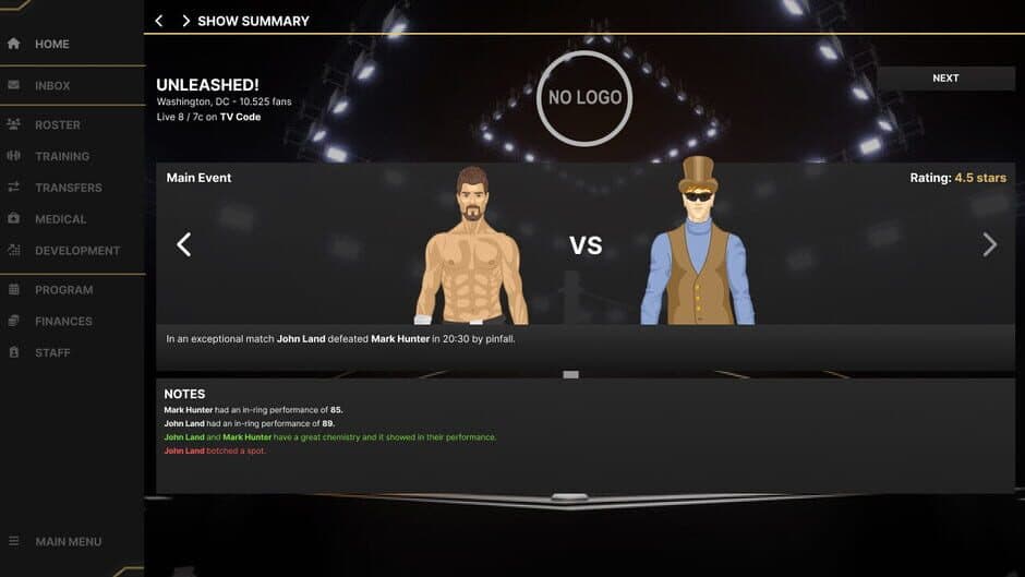 Скриншот 2 из Wrestling Manager 2024
