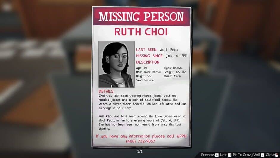 Скриншот 4 из Wolf Peak: The Case of Ruth Choi