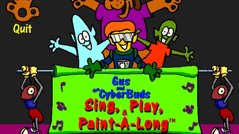 Скриншот 1 из Gus and the Cyberbuds: Sing, Play & Paint-A-Long