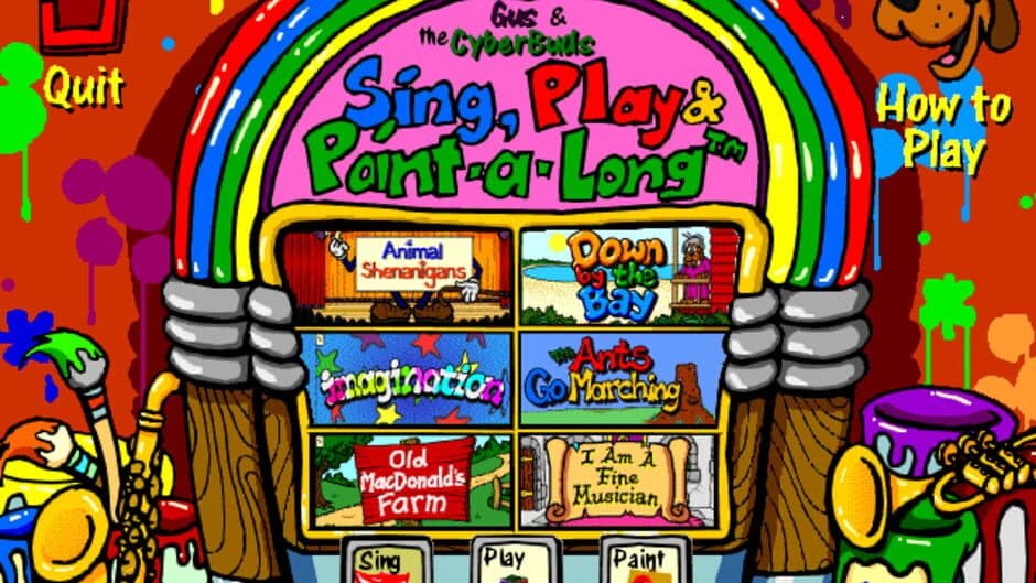 Скриншот 2 из Gus and the Cyberbuds: Sing, Play & Paint-A-Long