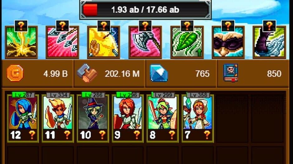 Скриншот 4 из Idle Pixel Heroes