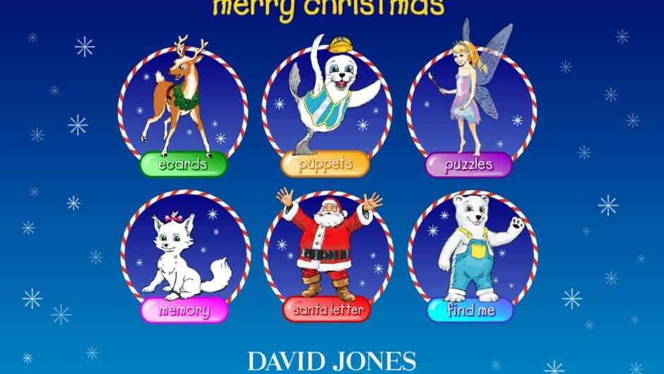 Скриншот 1 из David Jones: Merry Christmas CD-ROM