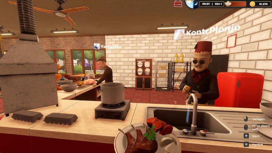 Скриншот 8 из Kebab Chefs!: Restaurant Simulator