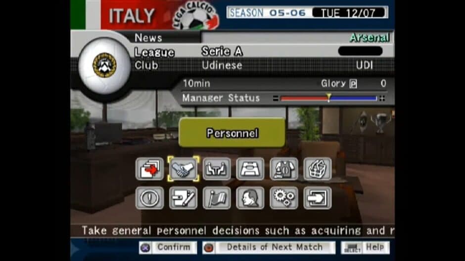 Скриншот 1 из Pro Evolution Soccer Management