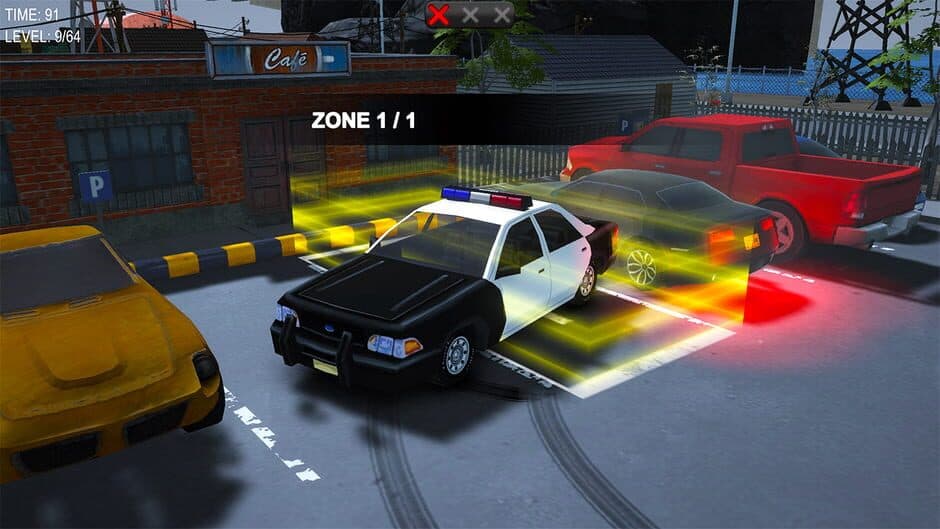 Скриншот 1 из Police Car Driver: City Parking Simulator