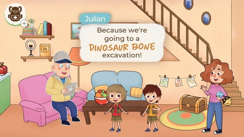 Скриншот 1 из Dani and Evan: Dinosaur books