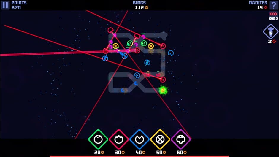 Скриншот 2 из Colony Defense: The Ultimate Minimalist Tower Base Defense Game