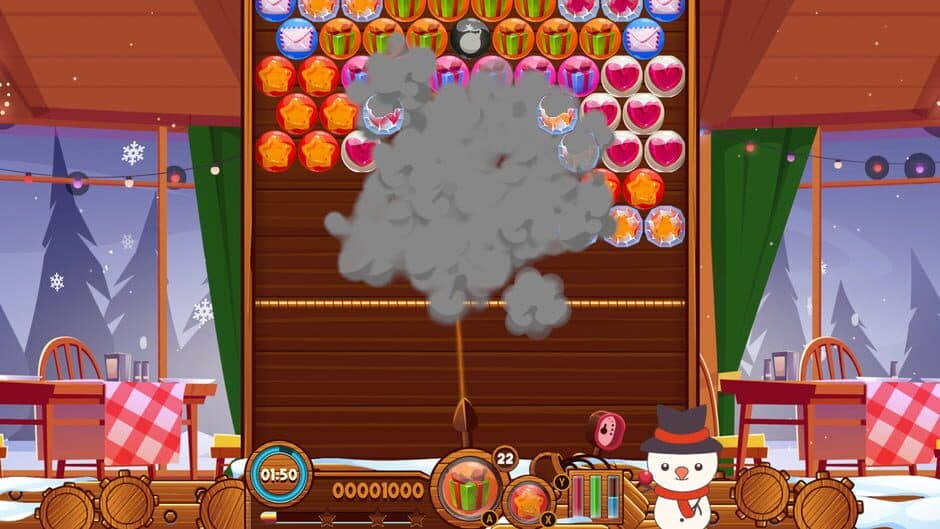Скриншот 2 из Christmas Bubble Puzzle