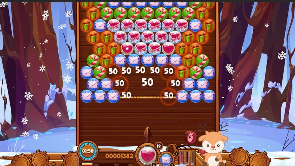 Скриншот 4 из Christmas Bubble Puzzle