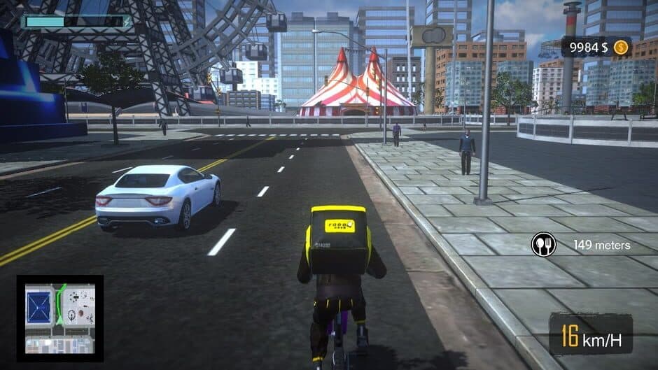 Скриншот 3 из Bike Courier: Bistro Express Delivery