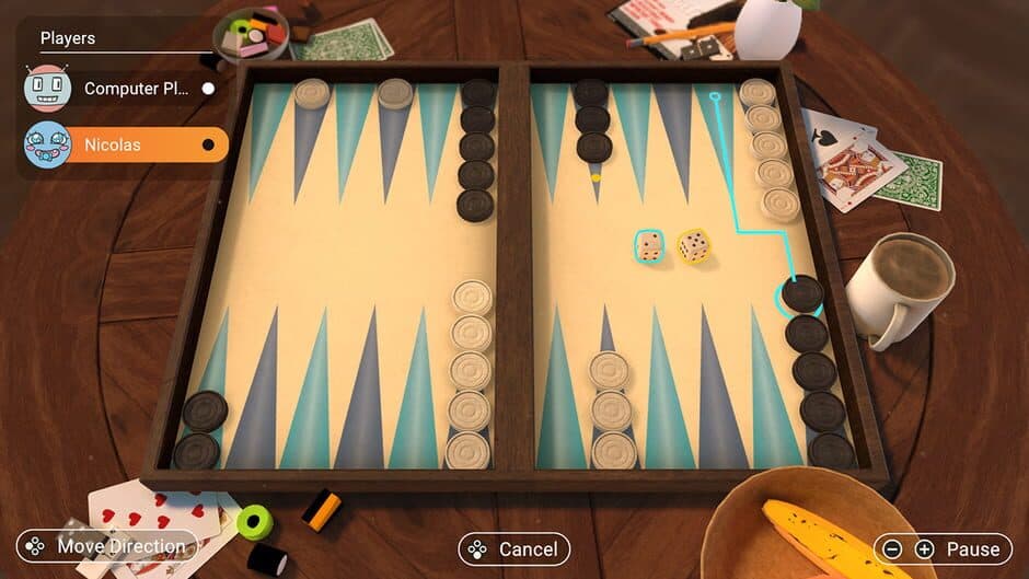 Скриншот 1 из 3in1 Game Collection: Backgammon + Checkers + Mills